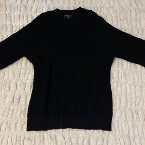 Classic Black Crewneck Sweater for Men